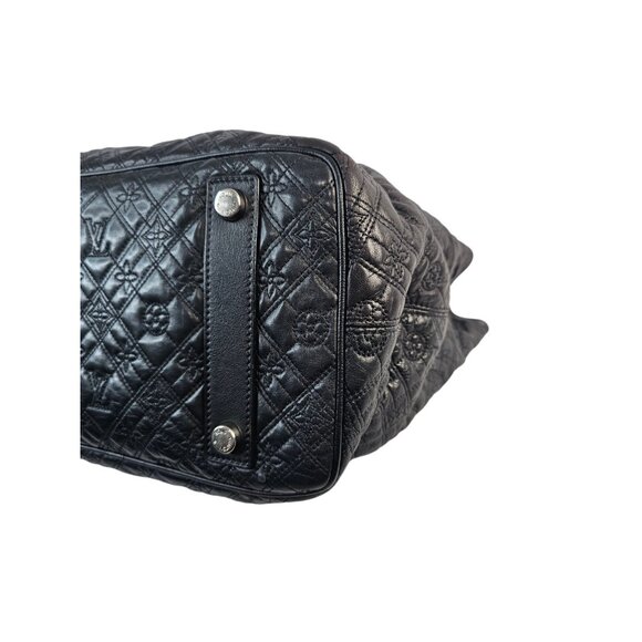 LOUIS VUITTON Antheia GM Lilia Tote Bag Monogram Quilted Leather LV Silver Lock - Picture 9 of 16